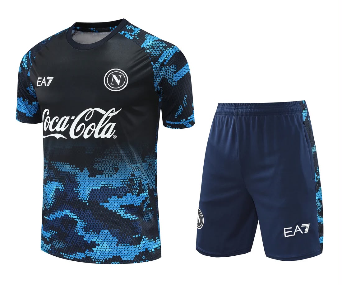 Maglia Manica Corta Napoli Blu 2025
