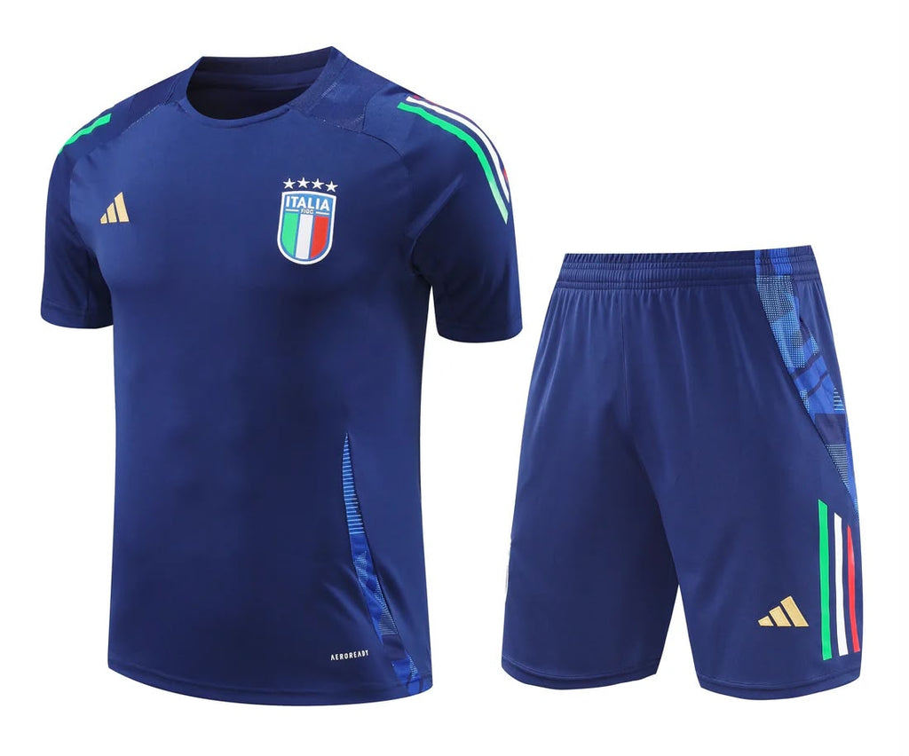 Maglia Manica Corta Italia Blu 2025