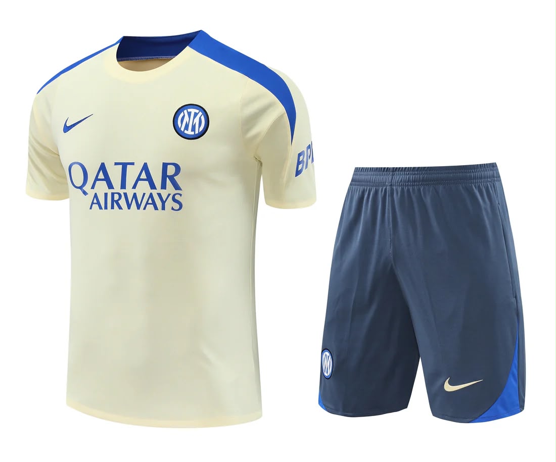 Maglia Manica Corta Inter Beige 2025