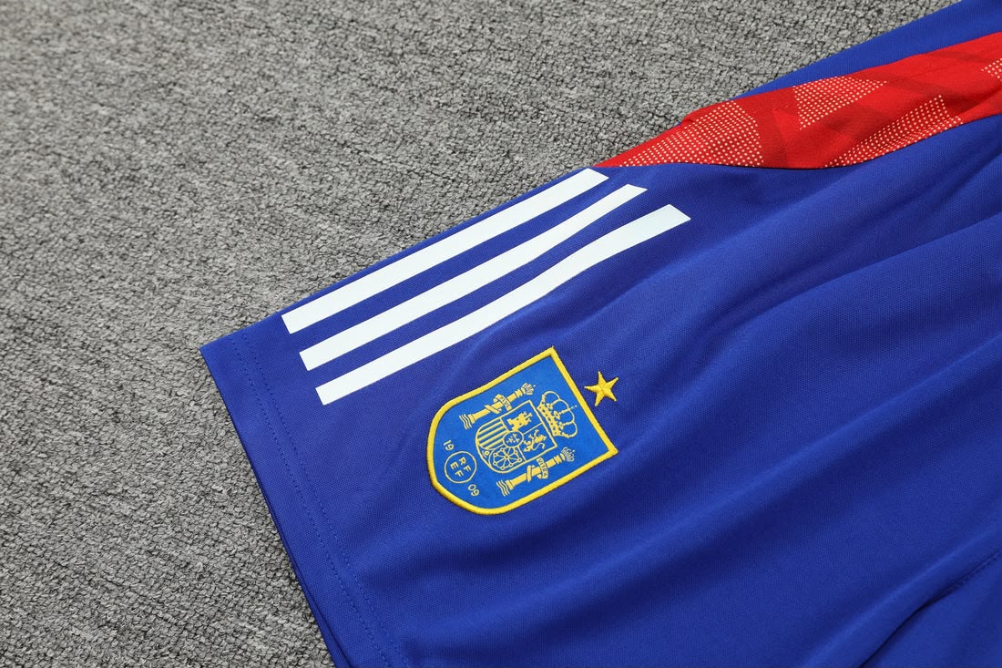 Maglia Manica Corta Spagna Azzurro 2025