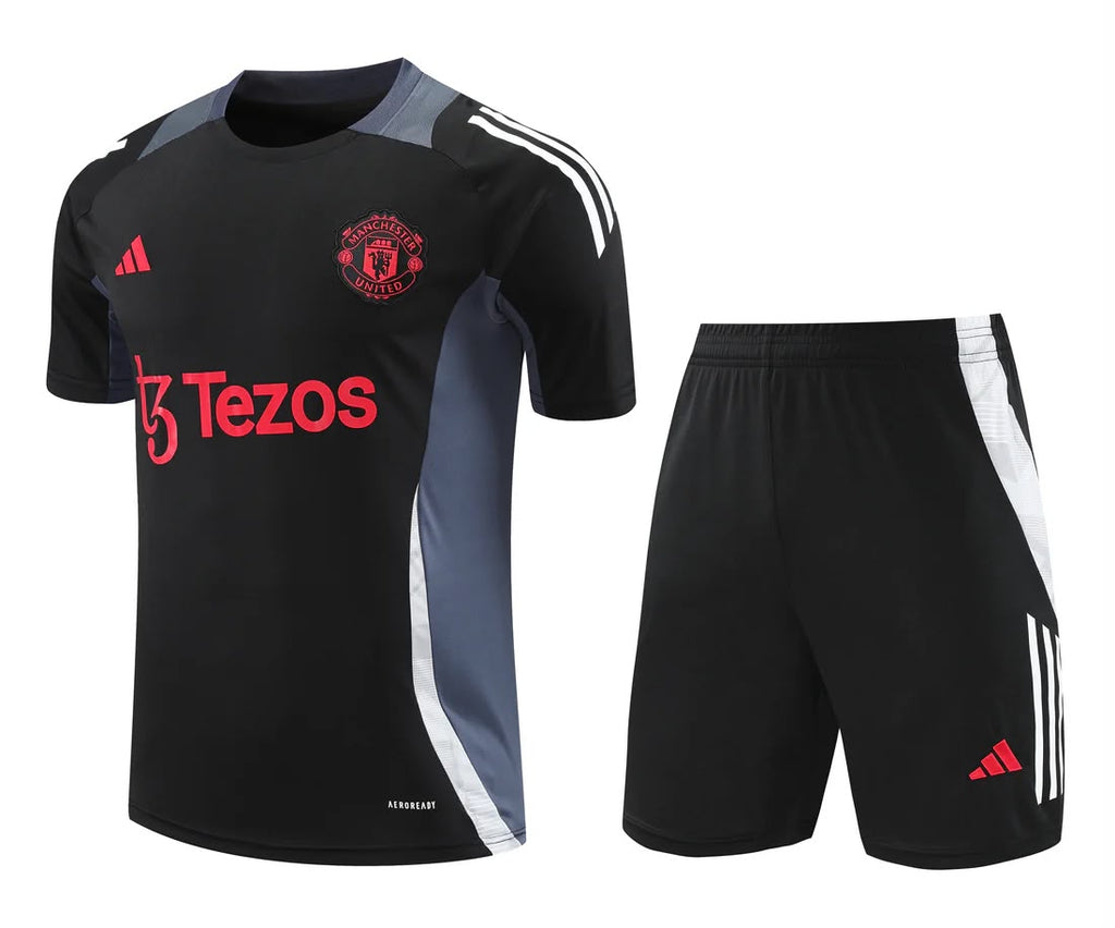 Maglia Manica Corta Manchester United Nero 25/26
